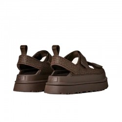 Sandalias Planas Mujer UGG W Goldenglow Embossed Marron