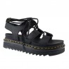 Sandalias Planas Mujer Dr. Martens Nartilla Negro