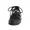 Sandalias Planas Mujer Dr. Martens Nartilla Negro