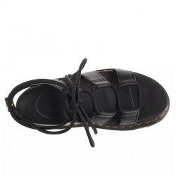Sandalias Planas Mujer Dr. Martens Nartilla Negro
