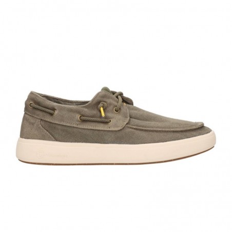 Zapatillas Lona Hombre Natural World 8413E Kaki