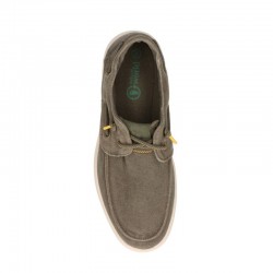 Zapatillas Lona Hombre Natural World 8413E Kaki