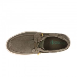 Zapatillas Lona Hombre Natural World 8413E Kaki
