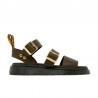 Sandalias Planas Mujer Dr. Martens Gryphon Kaki