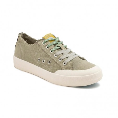 Zapatillas Lona Mujer Natural World 9035 Kaki