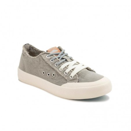 Zapatillas Lona Mujer Natural World 9035 Gris