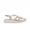 Sandalias Planas Mujer Wonders 6550 Oro