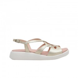 Sandalias Planas Mujer Wonders 6550 Oro