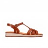 Sandalias Planas Mujer Pikolinos W9B-0798 Cuero