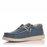 Zapatillas Lona Hombre Hey Dude Wally Braided Azul