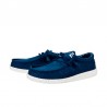 Zapatillas Lona Hombre Hey Dude Wally Strech Canvas Marino