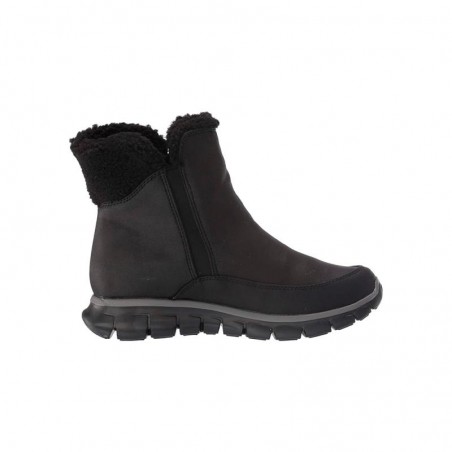Botines Planos Mujer Skechers 44779 Negro-Negro