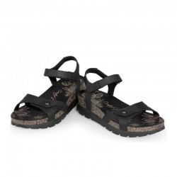 Sandalias Planas Mujer Panama Jack Sulia Negro