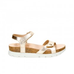 Sandalias Planas Mujer Panama Jack Sulia Oro