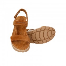 Sandalias Planas Mujer Panama Jack Selma Cuero