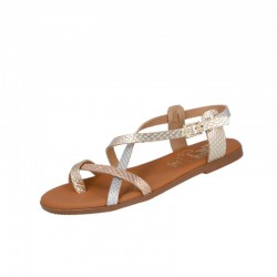 Sandalias Planas Mujer Oh My Sandals 5807 Oro