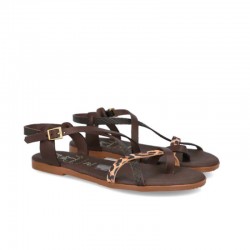 Sandalias Planas Mujer Oh My Sandals 5807 Marron