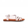 Sandalias Planas Mujer Oh My Sandals 5806 Blanco