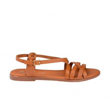 Sandalias Planas Mujer Oh My Sandals 5806 Marron