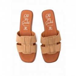 Sandalias Planas Mujer Oh My Sandals 5823 Arena