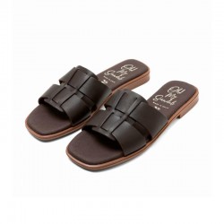 Sandalias Planas Mujer Oh My Sandals 5823 Marron