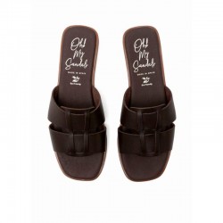 Sandalias Planas Mujer Oh My Sandals 5823 Marron