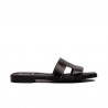 Sandalias Planas Mujer Oh My Sandals 5810 Negro