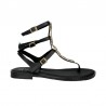 Sandalias Planas Mujer Oh My Sandals 5843 Negro