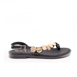 Sandalias Planas Mujer Oh My Sandals 5842 Negro