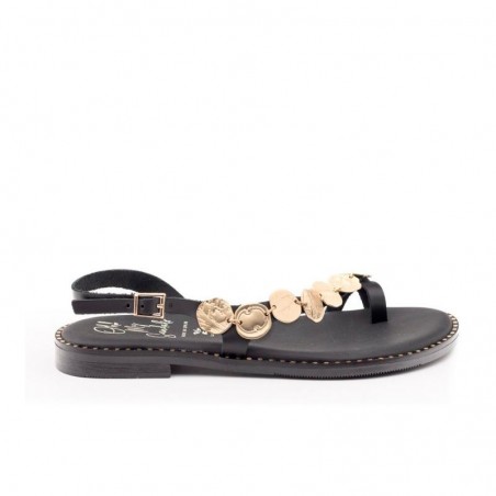 Sandalias Planas Mujer Oh My Sandals 5842 Negro