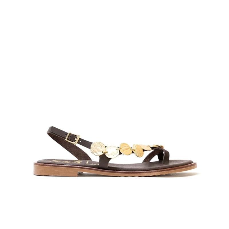Sandalias Planas Mujer Oh My Sandals 5842 Marron