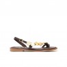 Sandalias Planas Mujer Oh My Sandals 5842 Marron