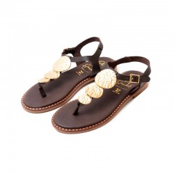 Sandalias Planas Mujer Oh My Sandals 5848 Marron