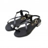 Sandalias Planas Mujer Oh My Sandals 5863 Negro