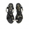 Sandalias Planas Mujer Oh My Sandals 5863 Negro
