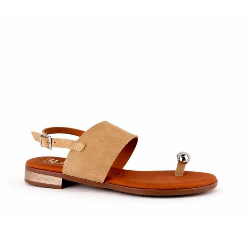 Sandalias Planas Mujer Oh My Sandals 5862 Arena