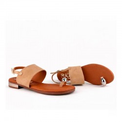 Sandalias Planas Mujer Oh My Sandals 5862 Arena