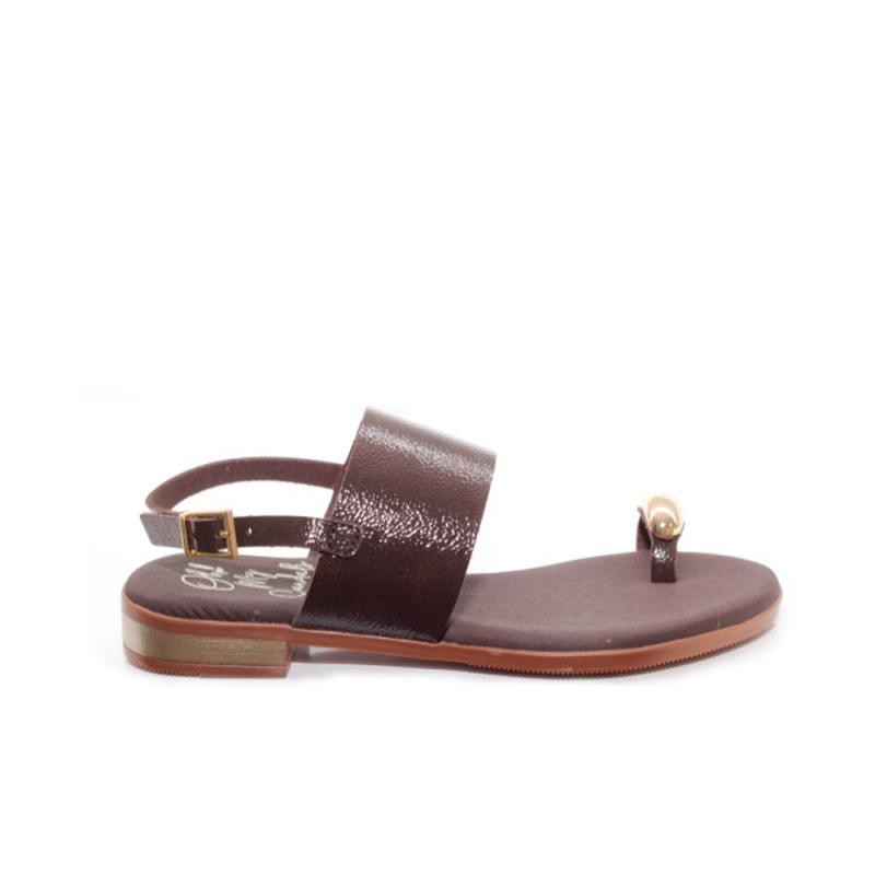 Sandalias Planas Mujer Oh My Sandals 5862 Marron