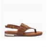 Sandalias Planas Mujer Oh My Sandals 5860 Cuero