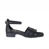 Sandalias de Tacón Mujer Oh My Sandals 5881 Negro