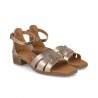 Sandalias de Tacón Mujer Oh My Sandals 5881 Oro