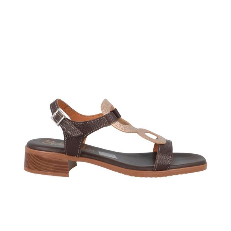 Sandalias de Tacón Mujer Oh My Sandals 5893 Marron