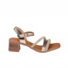 Sandalias de Tacón Mujer Oh My Sandals 5905 Oro