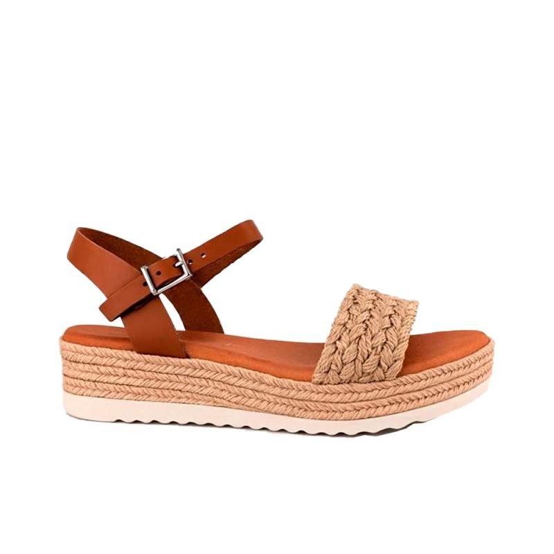 Sandalias Planas Mujer Oh My Sandals 6013 Cuero