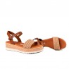 Sandalias Planas Mujer Oh My Sandals 6013 Cuero