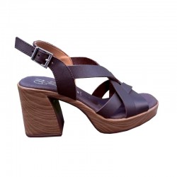 Sandalias de Tacón Mujer Oh My Sandals 5938 Marron