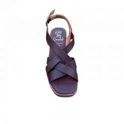 Sandalias de Tacón Mujer Oh My Sandals 5938 Marron