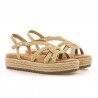 Sandalias Planas Mujer MTNG 51261 Natural