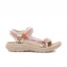 Sandalias Planas Mujer MTNG 60804 Rosa