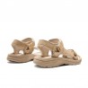 Sandalias Planas Mujer MTNG 60804 Beig